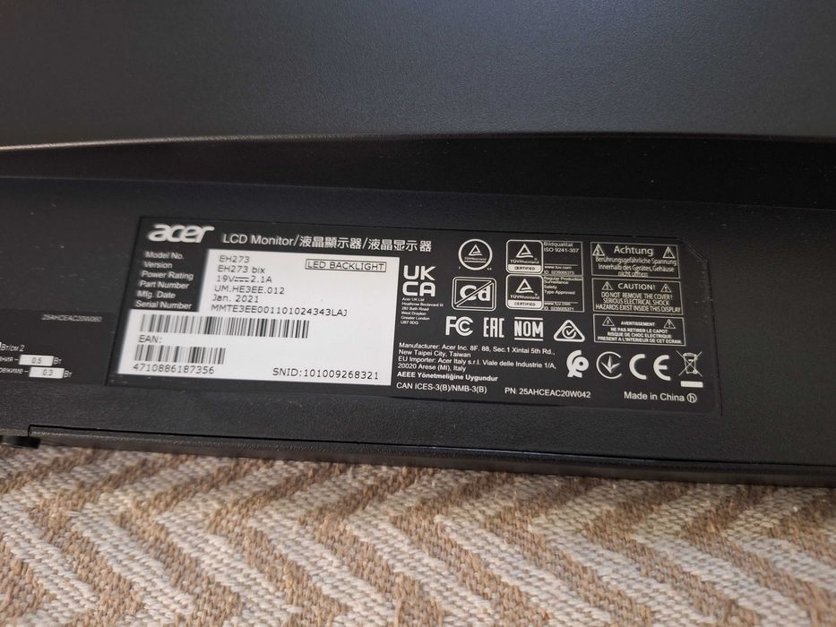 Монитор Acer 27' - EH273
