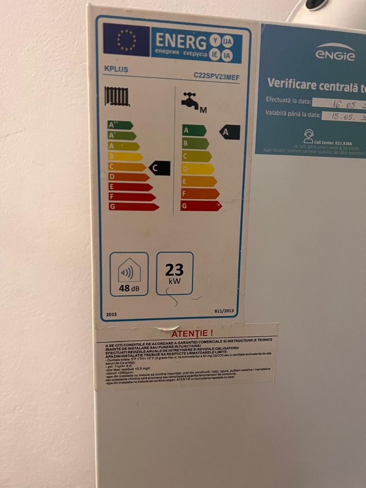 Centrală pe gaz MOTAN 23kW