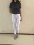 Blugi albi skinny XS