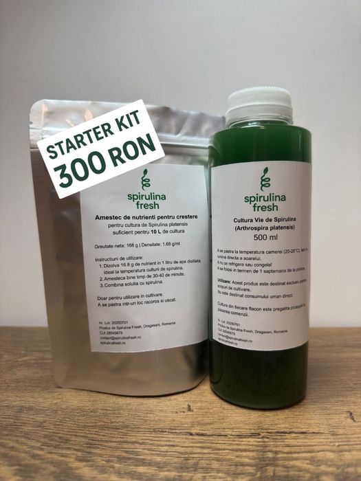 Starter Kit: Cultura de Spirulina Vie