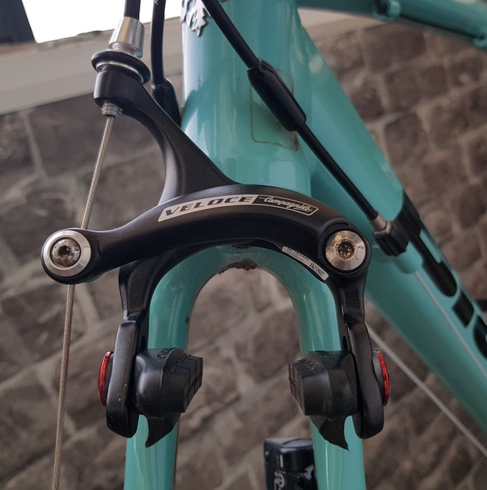 Set frane Campagnolo Veloce Dual pivot, fata-spate, cu saboti