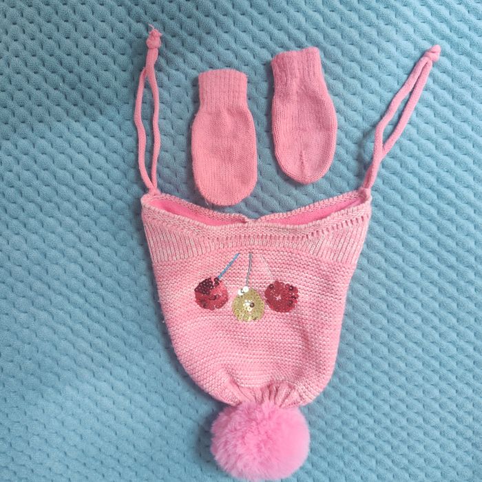 Зимняя шапка на 1-2 года