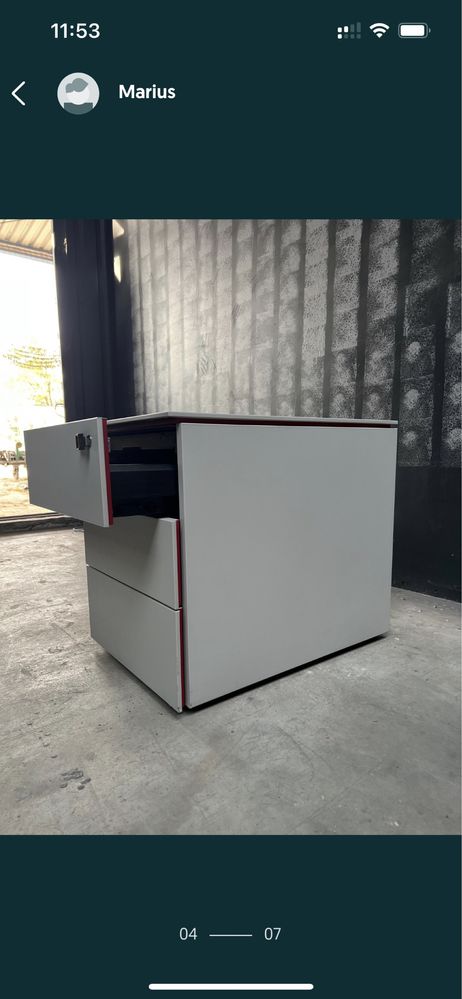 Rollbox metalic Steelcase 3+1 sertare