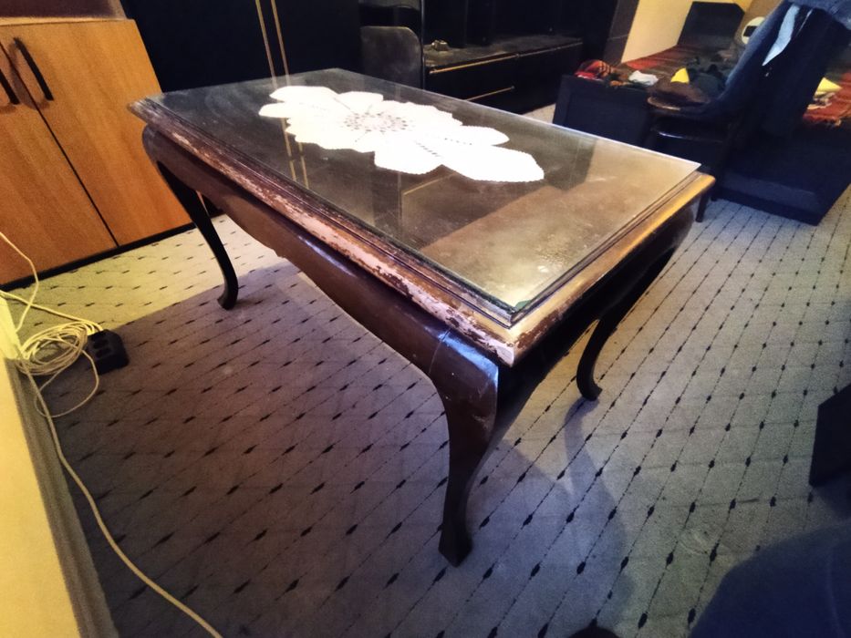 Кафява Старинна холна маса