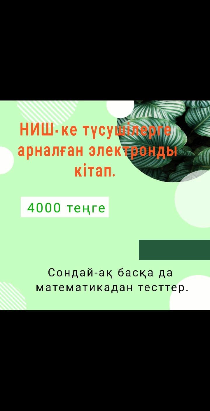 Книги НИШ по математике, англискому и казахскому