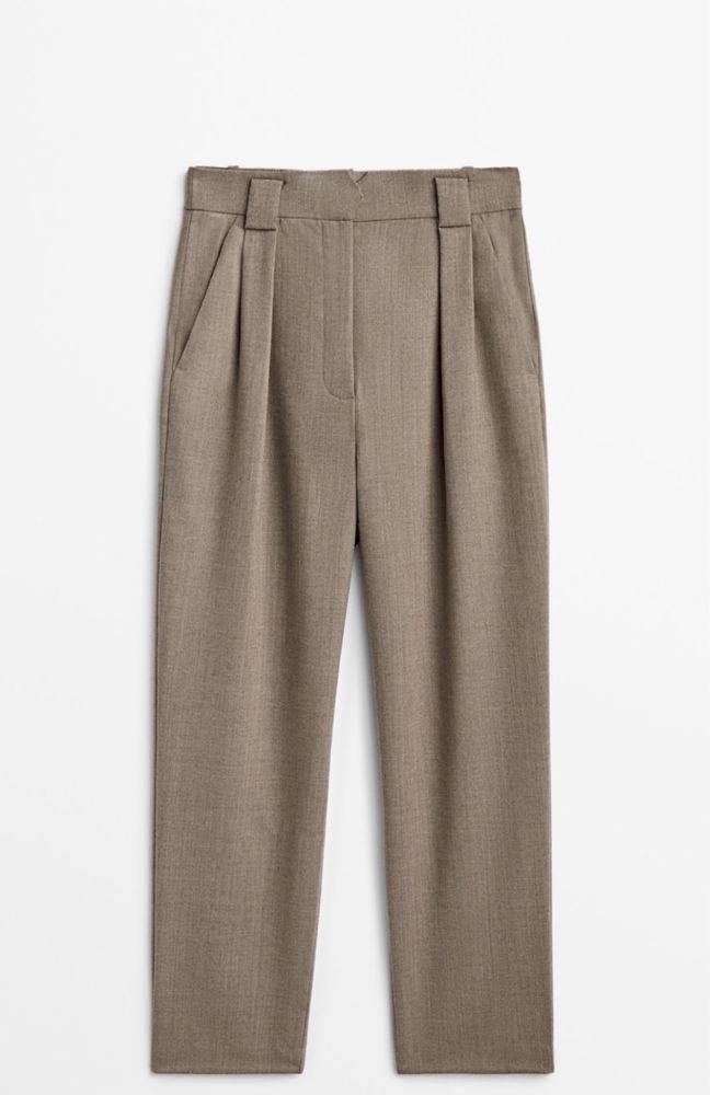 Pantaloni din stofa Massimo Dutti