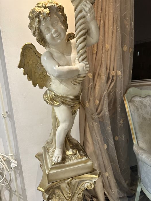 Lampa statuie cu Ingeras