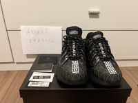 Sneakers Versace Trigreca, negru argintiu unisex mărimea 43