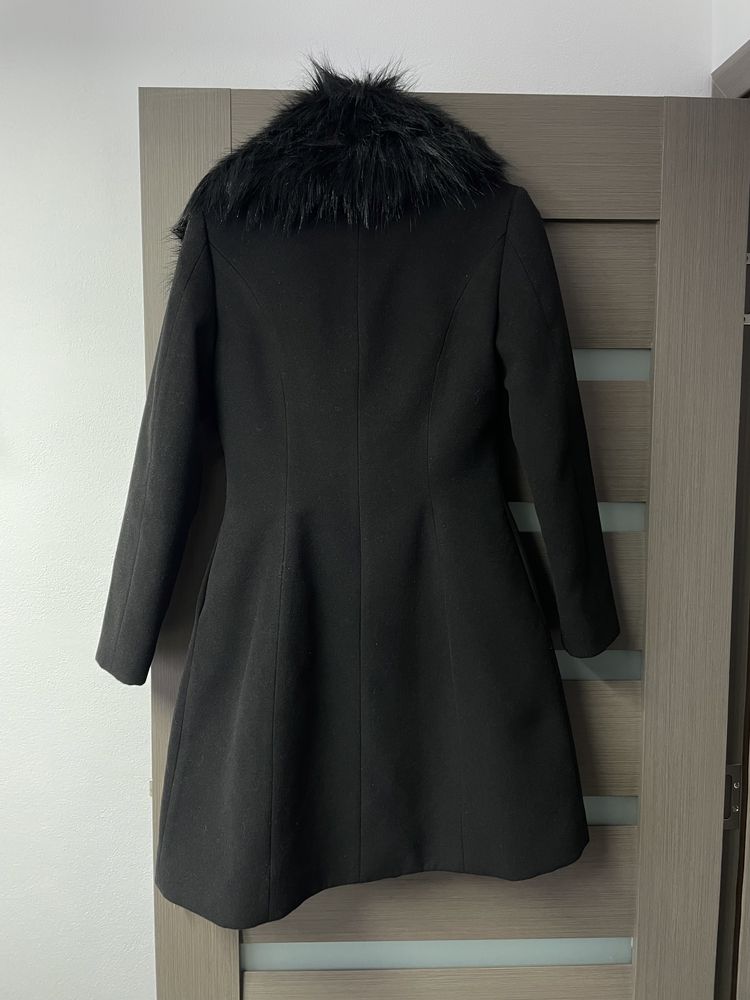 Palton negru dama