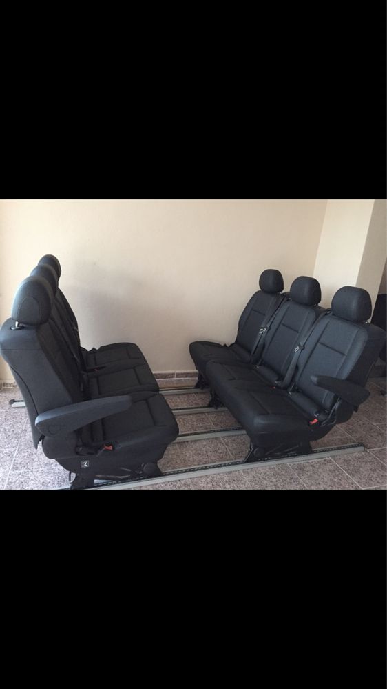 Banchete scaune PIELE mercedes Vito Viano  w447