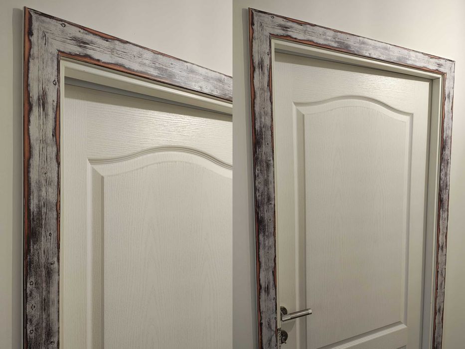 Autocolante lemn vintage pentru tocarie usa rame usi geamuri termopan