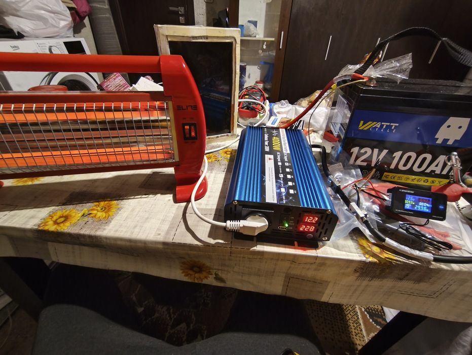 Инвертор чиста синосуида 12v/230v 2/4кв