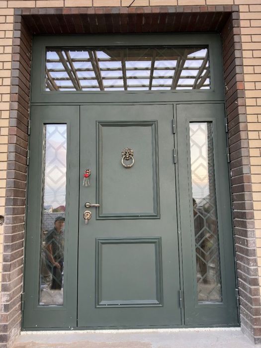 Стальные двери на заказ,железные, частный дом, болат есик, терморазрыв