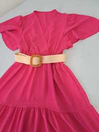 Розова лятна рокля