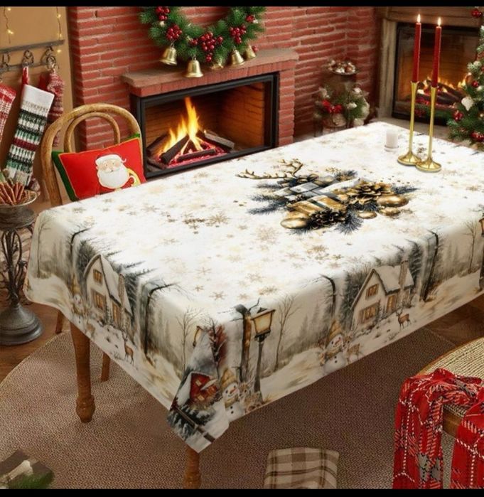 Скатерть новогодняя