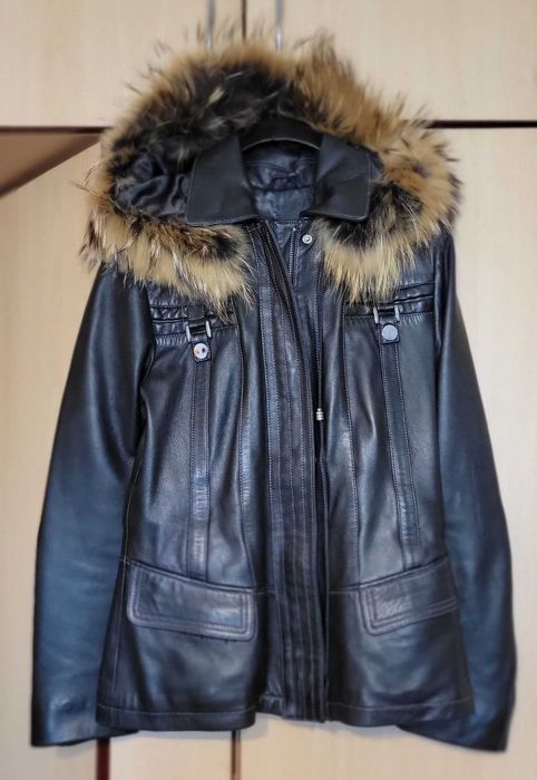 Дамско яке естествена кожа