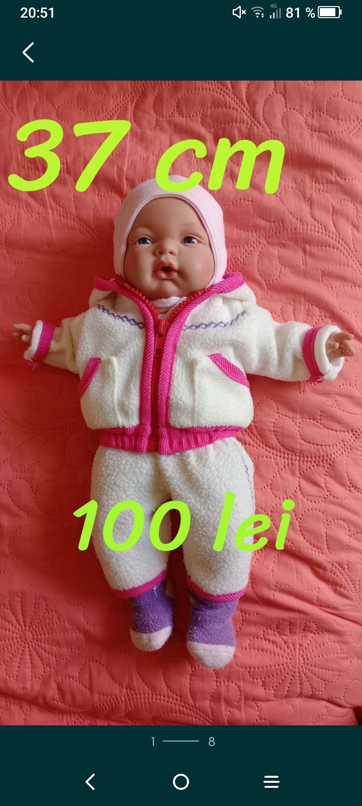 Bebeluş  M L Lorens 37 cm