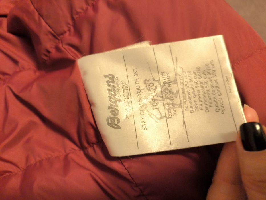 Geaca iarna puf Bergans of Norway 164-170/XS