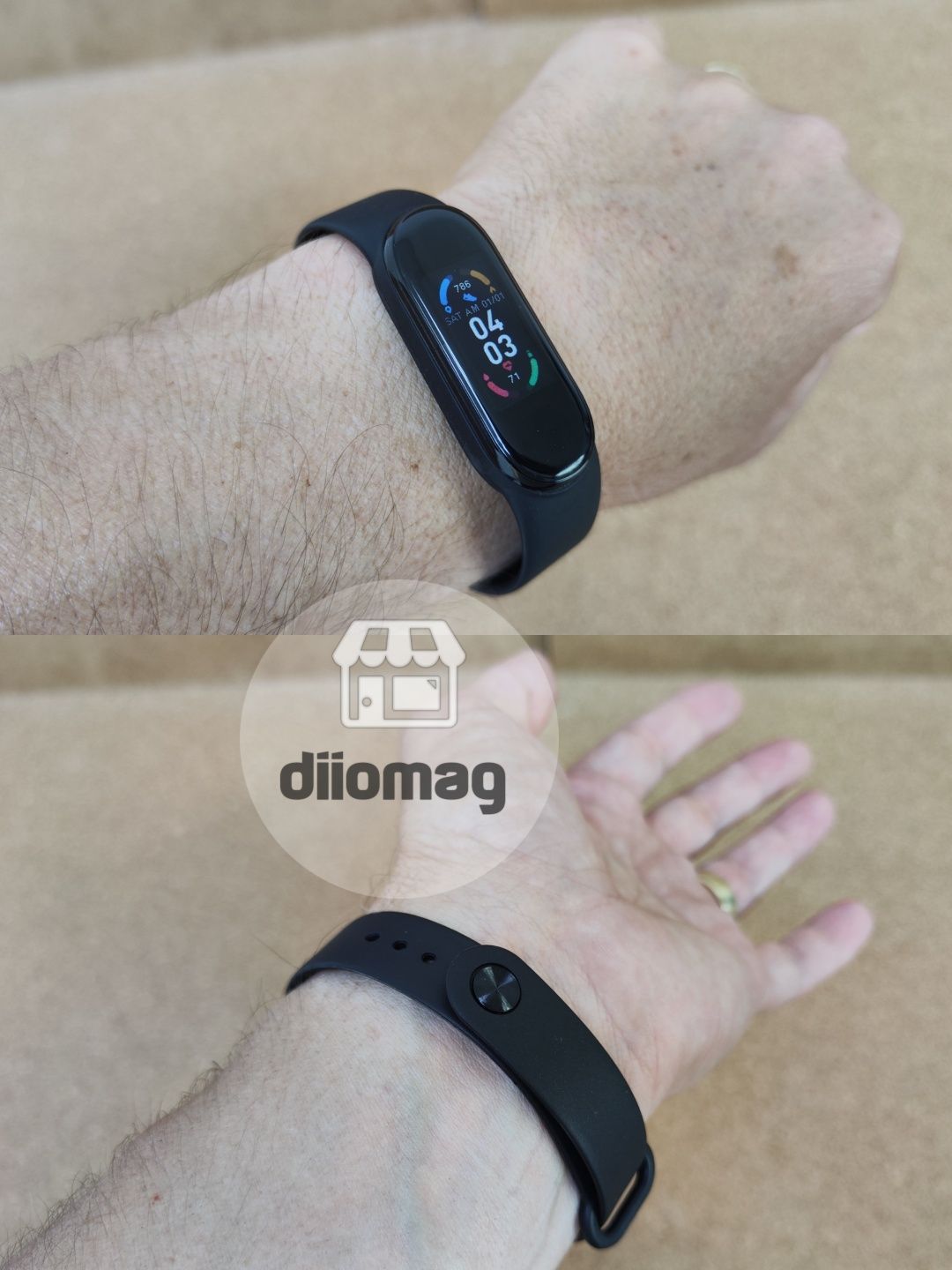 FitPro M6 ORIGINAL Smart band M6 - Bratara fitnes 0.99 TFT touch