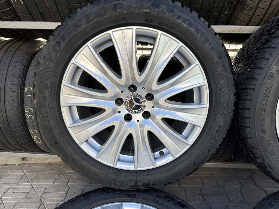 Jante originale Mercedes R18 S klass W222 echipate iarna