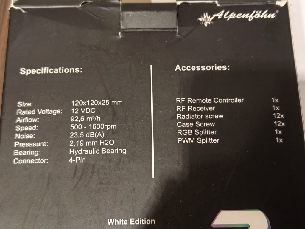 120mm RGB вентилатор Alpenföhn