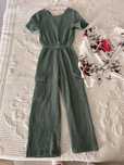 Salopeta Zara 7 ani+ Cadou bluza floral Patpat noua
