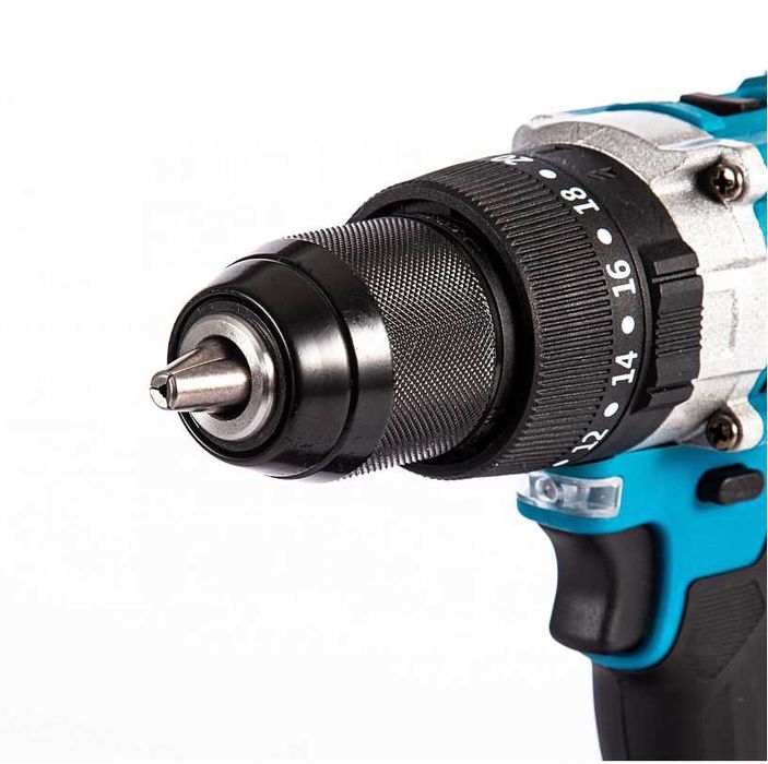 Мощна безжична ударна бормашина  21V с безчетков мотор предлагащ 3-в-1