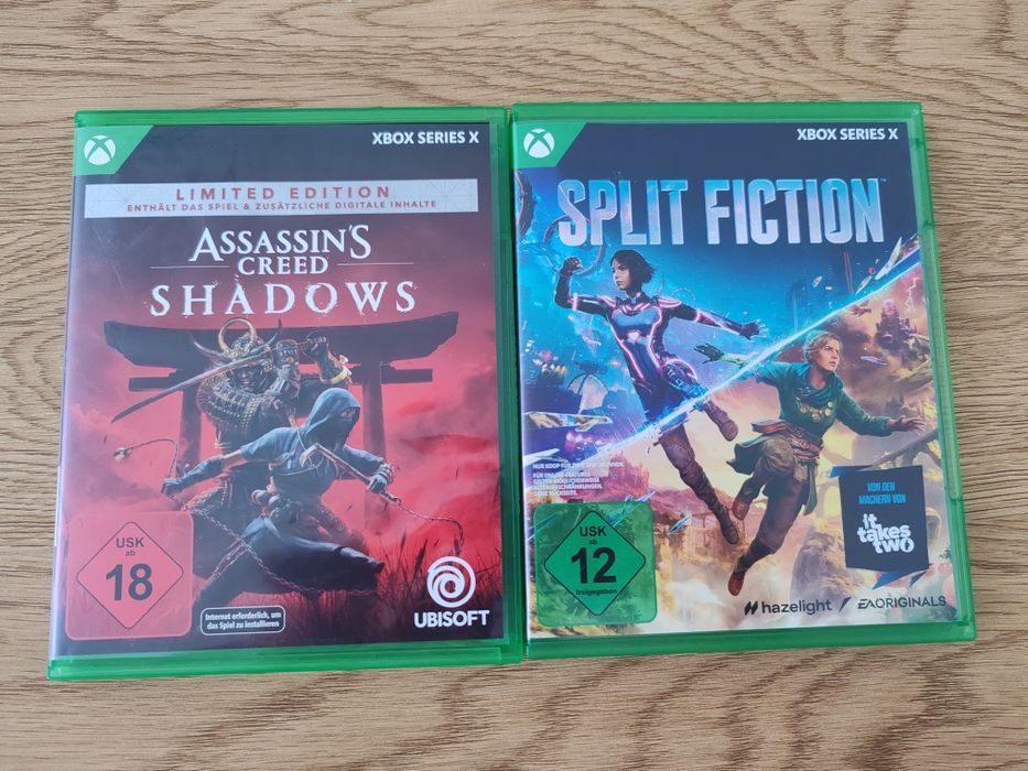 Spit fiction și assasins creed shadows xbox series x