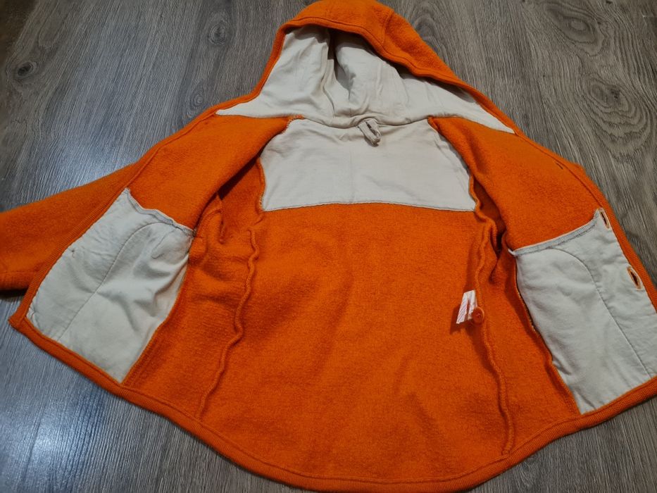 Jachetă lână fiartă merinos Disana