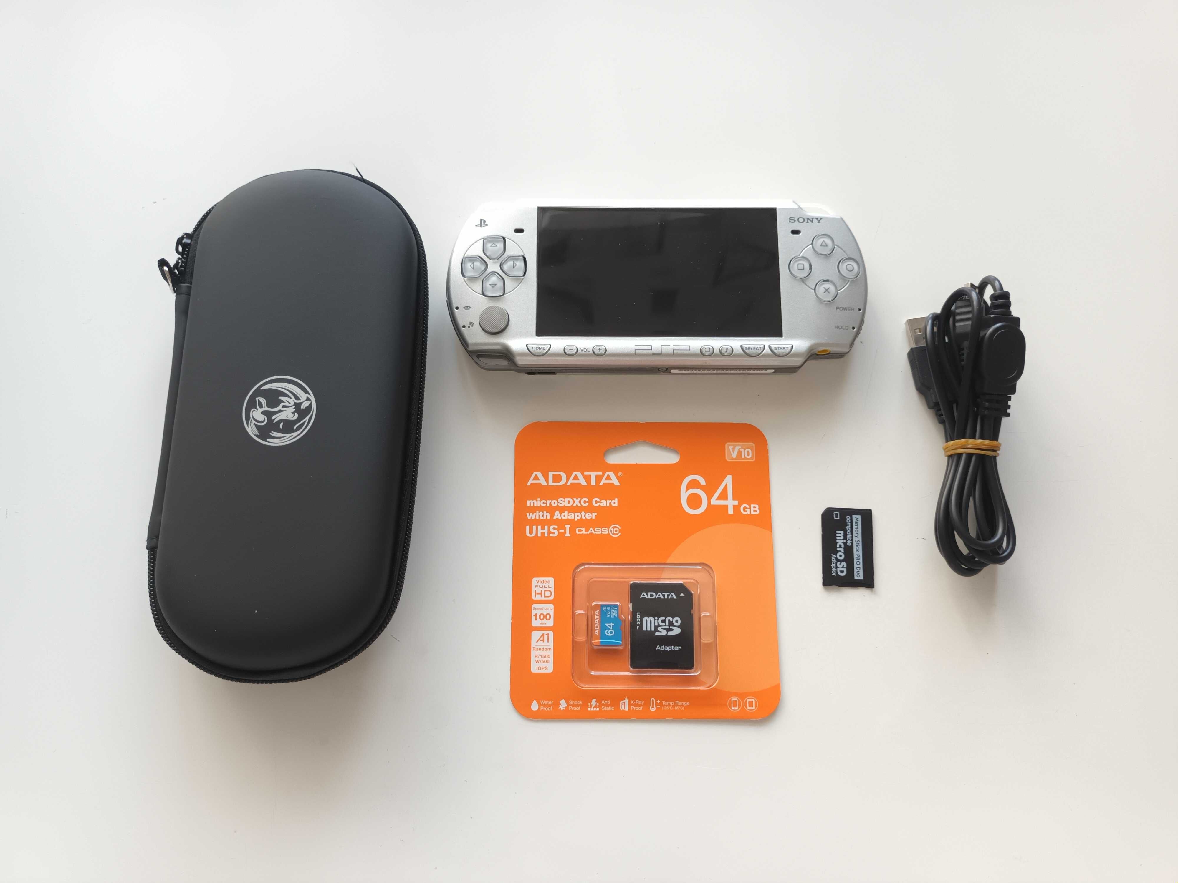 Конзола Sony PSP PlayStation Portable - Качени много игри
