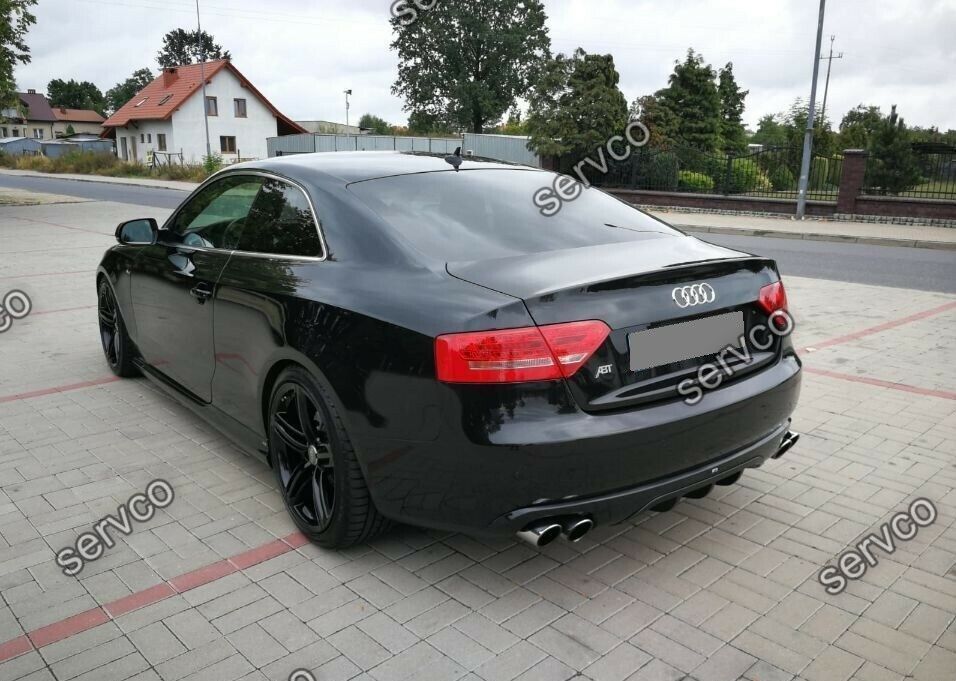 Difuzor spoiler tuning sport bara spate Audi A5 Coupe Cabrio 07-12 v9