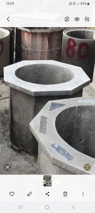 Fose septice,tuburi și capace din beton