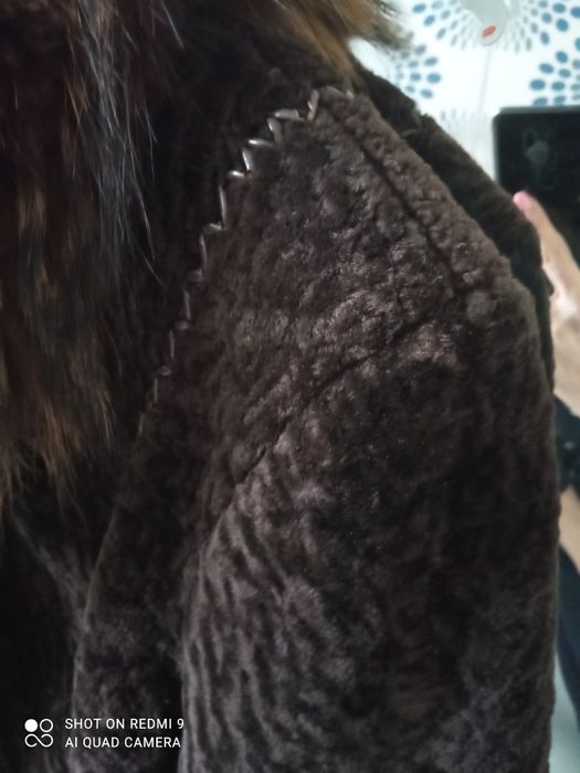 Кожух естествена кожа и косъм Турция