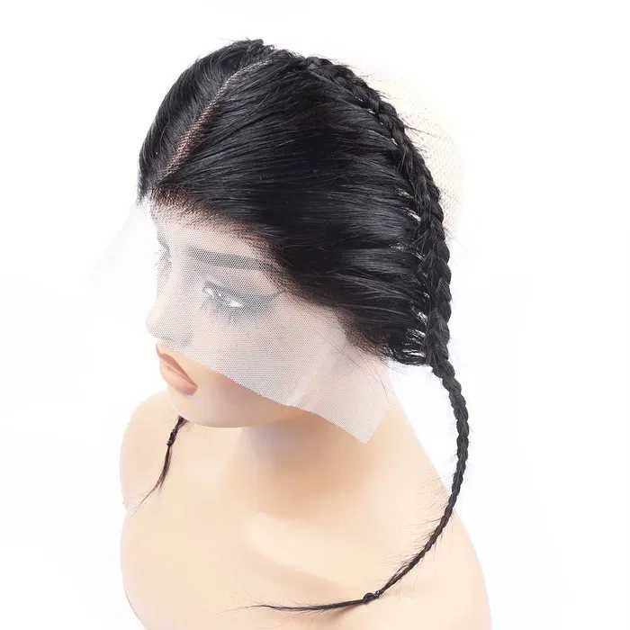 Тупе естествен косъм плитки