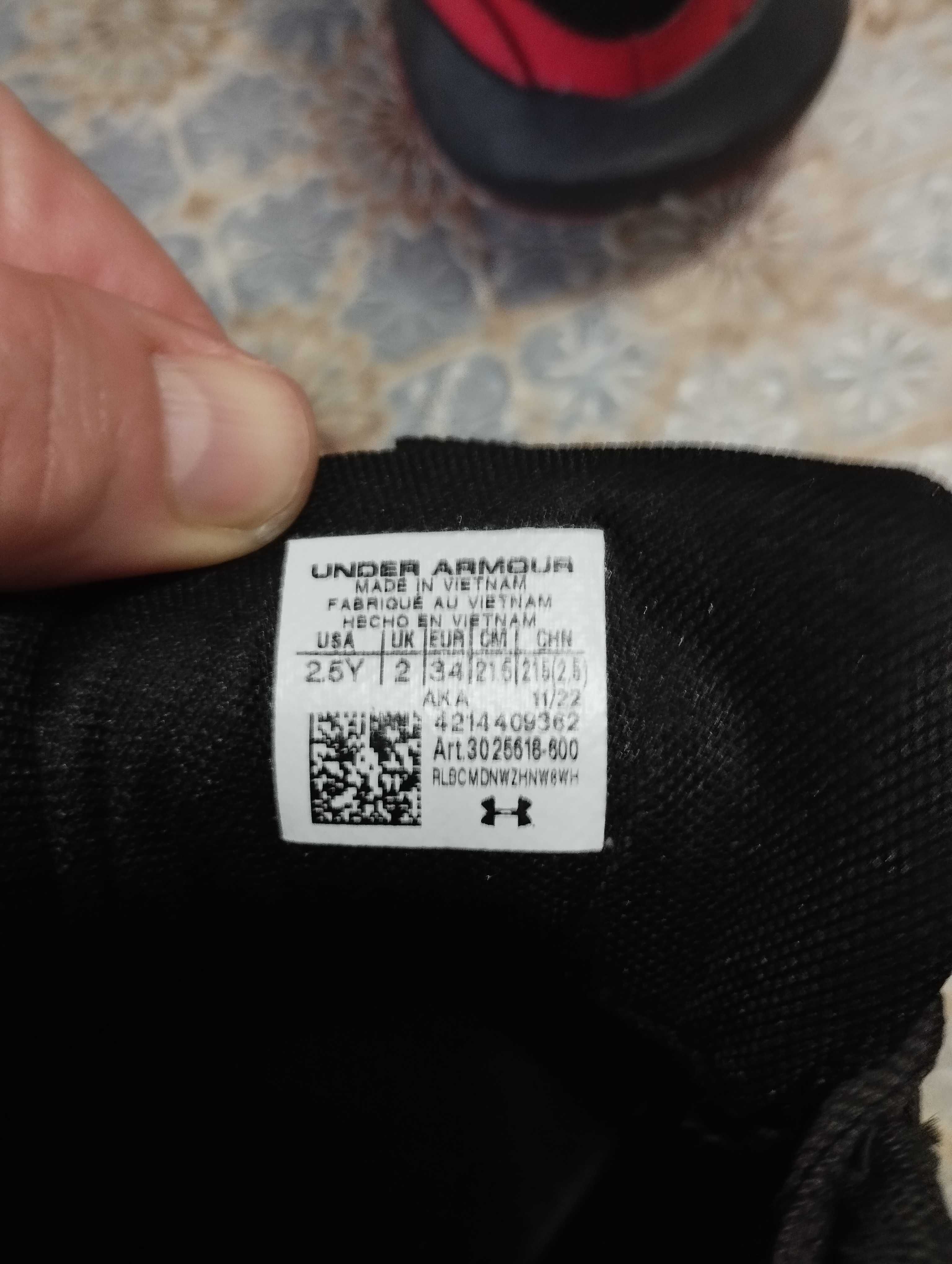 Кецове Under Armor 34 номер