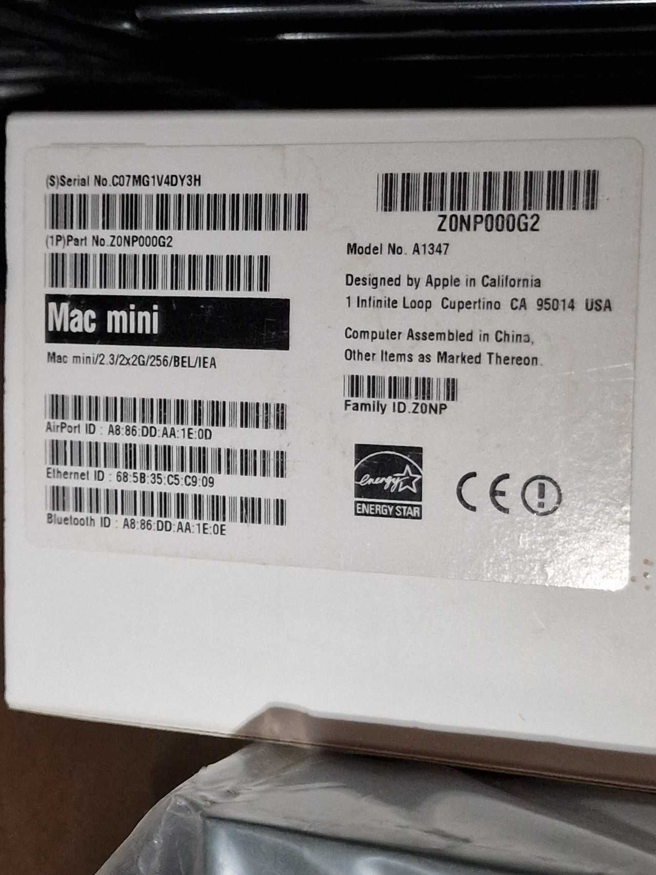 Apple Mac mini 2012 Intel i7, 8GB RAM 256GB +23" Monitor, 2 KB & Mouse