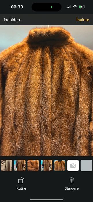 Haină lungă blană naturală