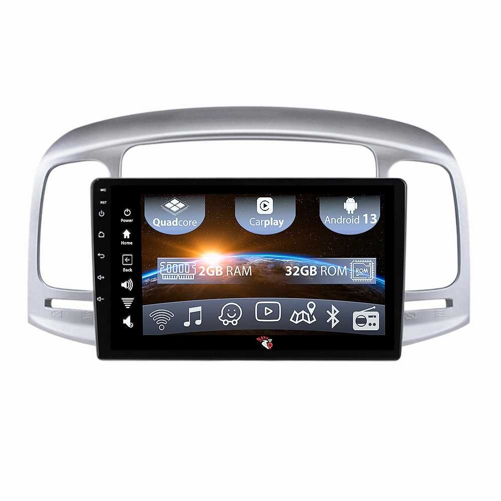 Navigatie Hyundai Accent 2006, Android 13, 9 inch, 2GB RAM 32GB ROM