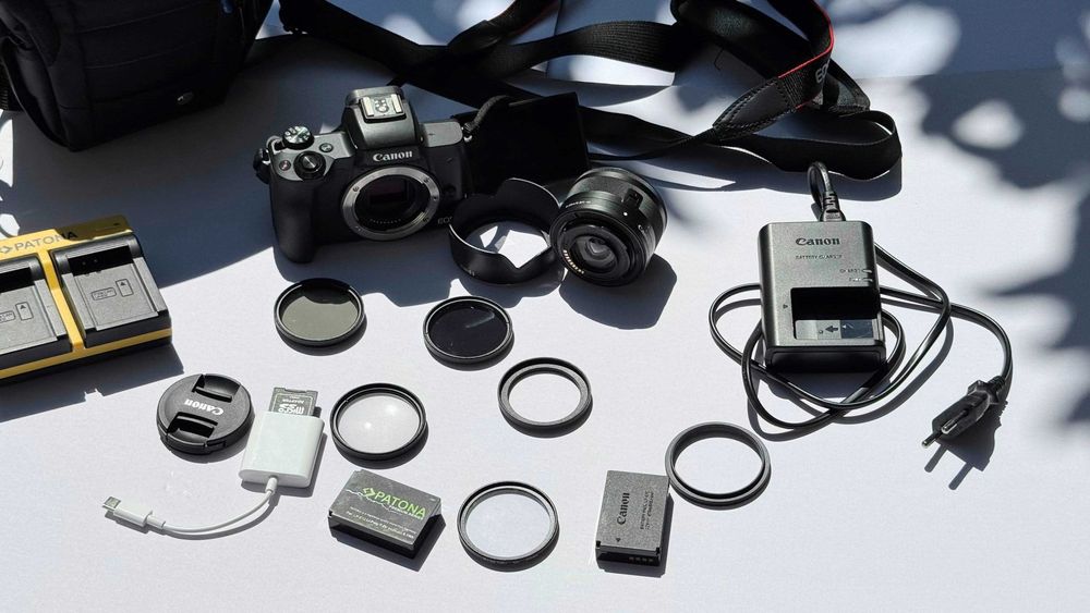 Camera Vlogging Canon EOS M50 Mark II, video 4k, 24.1 MP, Wi-Fi