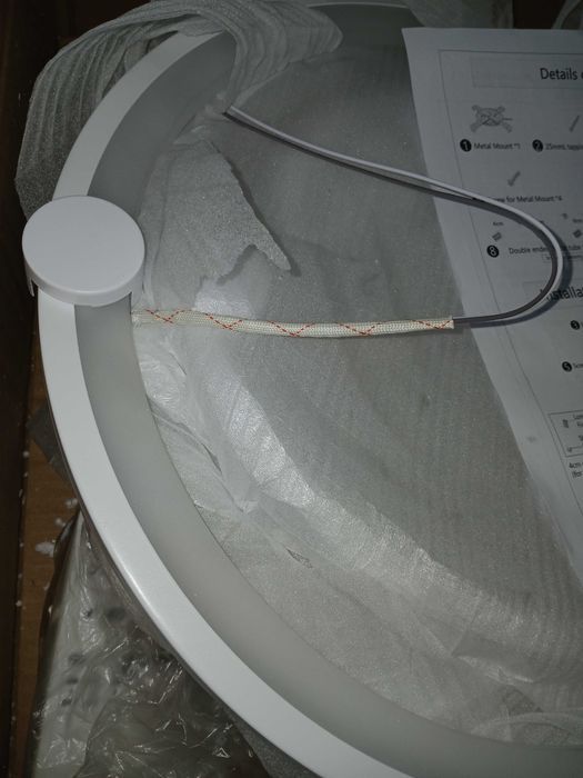 Lustra LED Ganeed 8 inele, 100W, lumina reglabila 3000-6500K