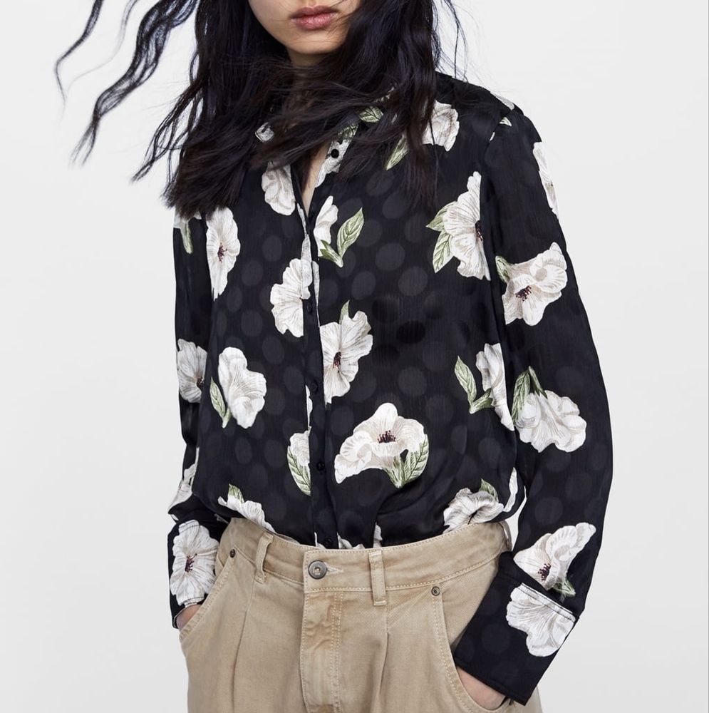 ZARA флорална риза S