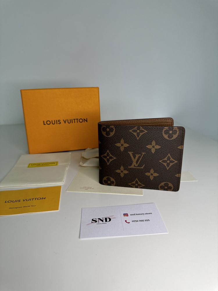 Portofel Louis Vuitton piele canvas 100% cutie inclusă