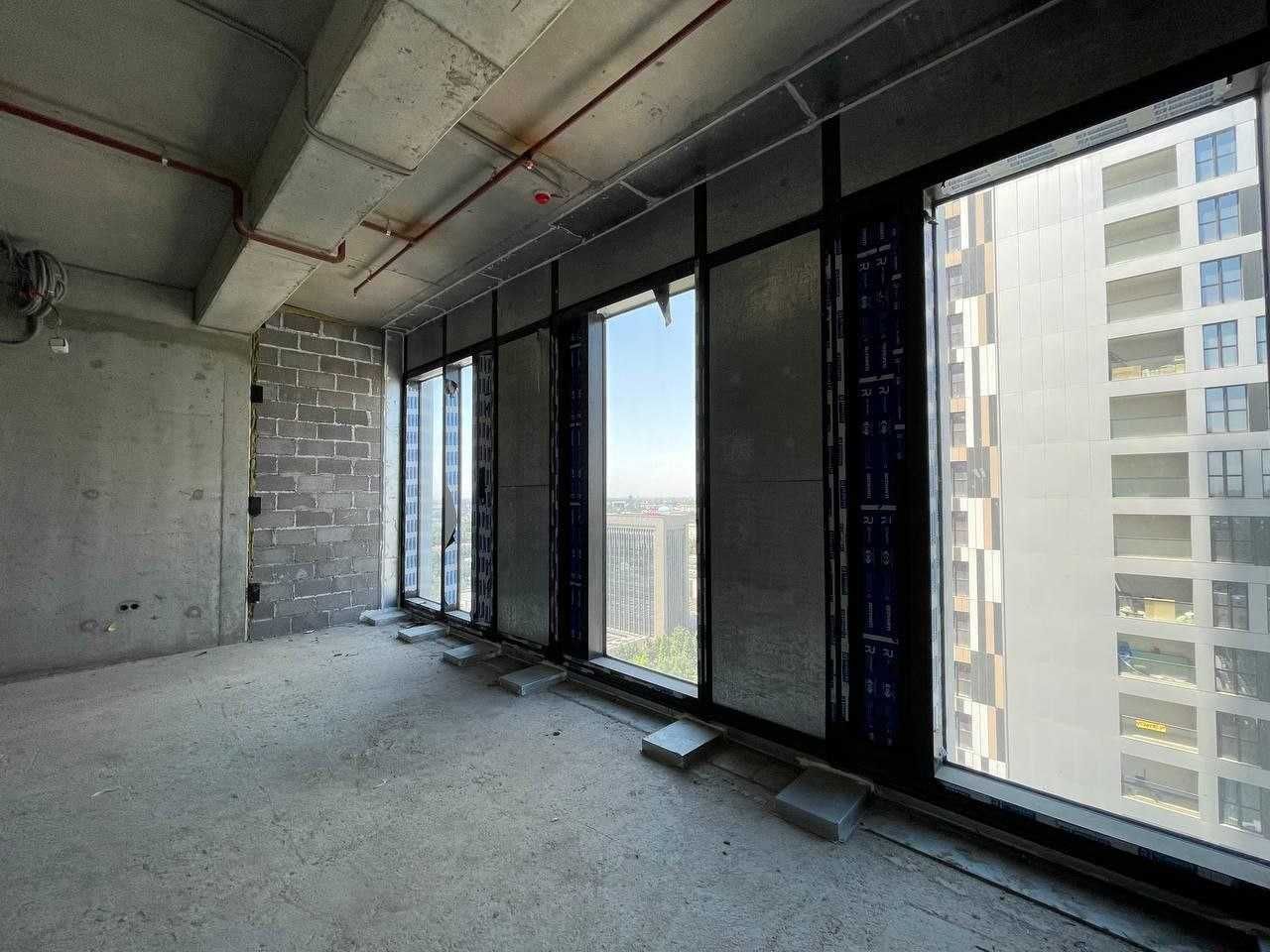 Ташкент Сити Nest One 3-комн 17/51 72 м² коробка угловая вид на парк