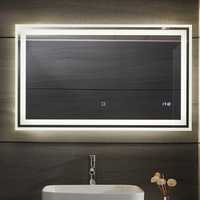 Oglindă de baie LED - 100 x 60 cm, anti-aburire, 3000-7000 K