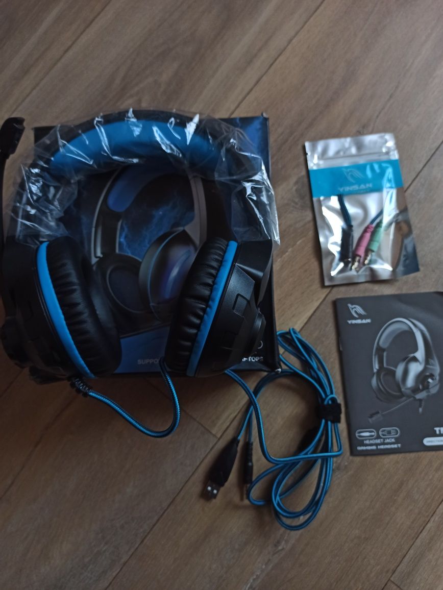 Casti Over-Ear Yinsan TM-9, Gaming, Control volume, Noise Cancelling,