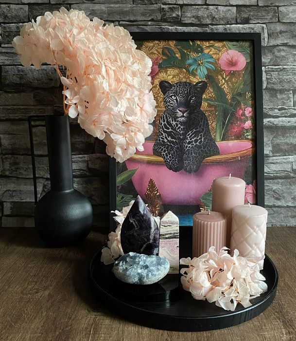 Decor Cristale - Ametist&Celestina&Rodocrozit -Set Cristale