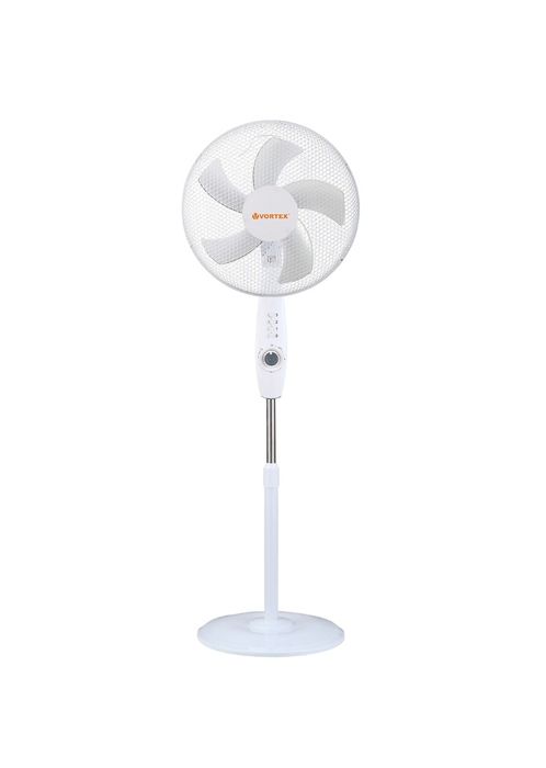 Ventilator turn sau cu picior VORTEX , 3 trepte de viteza, 45W, alb