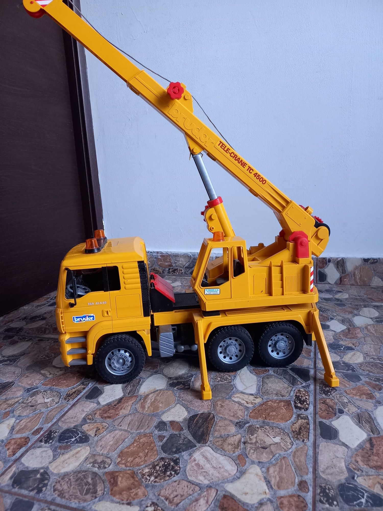 BRUDER TRUCK automacara de constructii