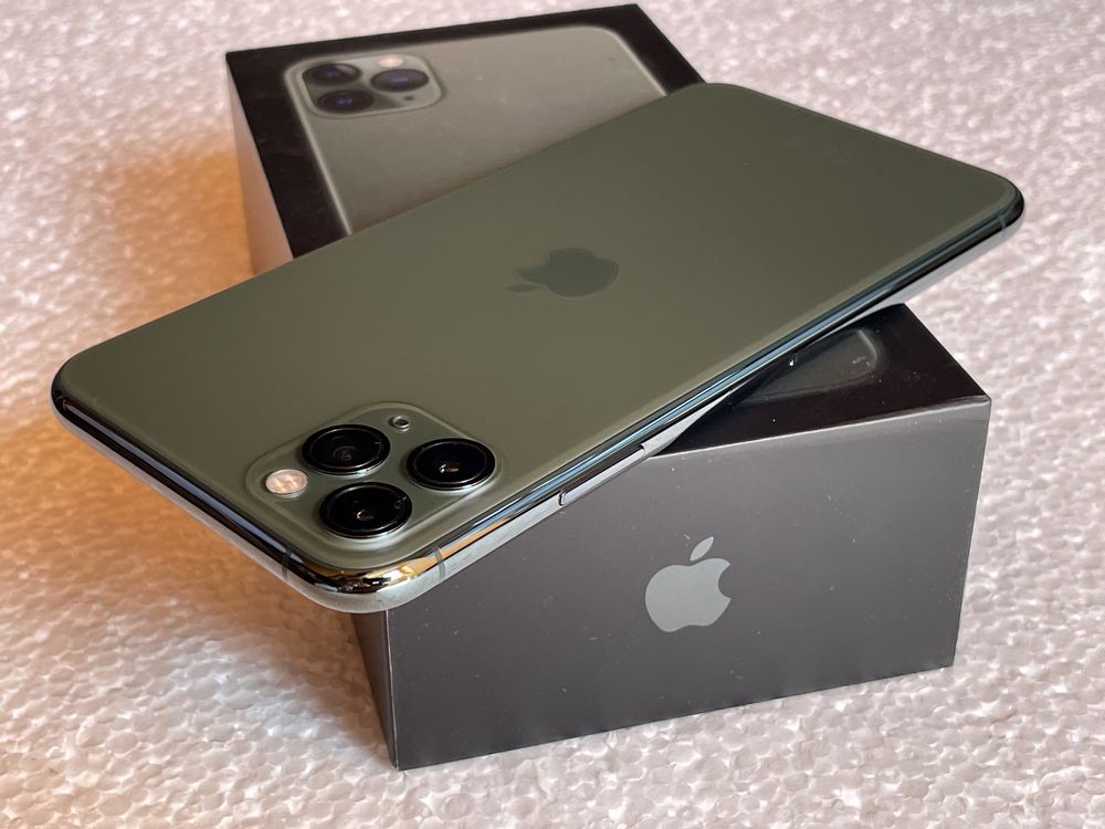 iPhone 11 Pro MAX 256Gb Green Neverlocked 92% viata bateriei