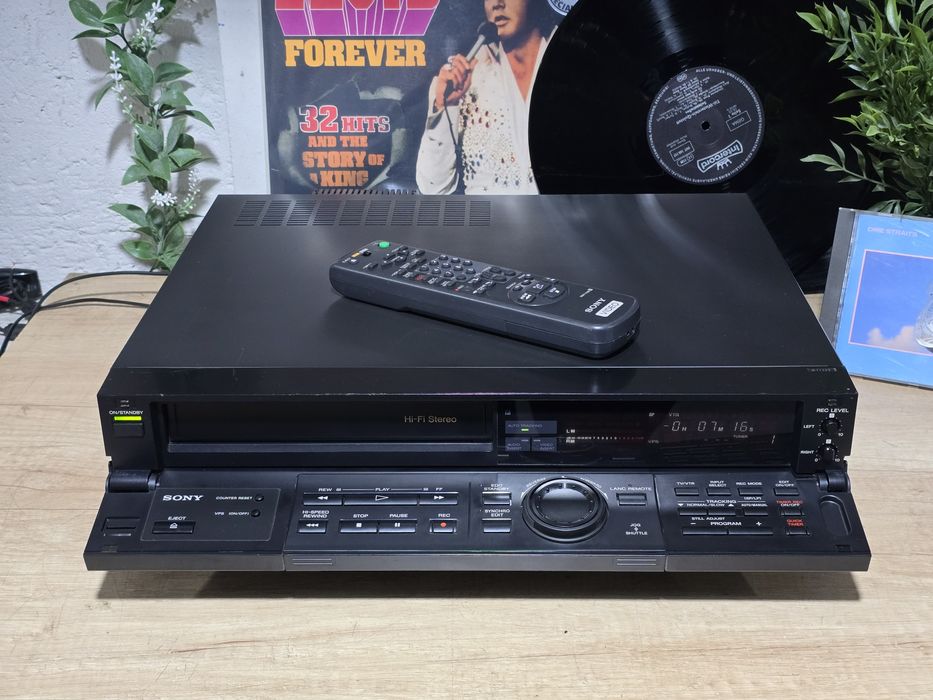 Video player SONY SLV-725vc, Vhs stereo hifi recorder, telecomanda